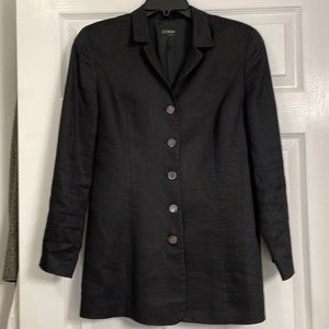 J Crew 6 button Parke Italian Linen Blazer EUC pure perfection Tall Sz 6-8